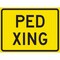 Brady Traffic Sign, 18 in H, 24 in W, Aluminum, Rectangle, English, 115542 115542 - alternate 1